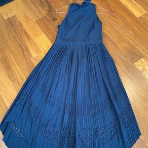 Banana Republic laser cut tea length dress